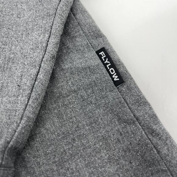 Flylow Men's Royal Shirt Pearl Snap Long Sleeve Flannel Shirt Gray Size XL - Picture 9 of 10